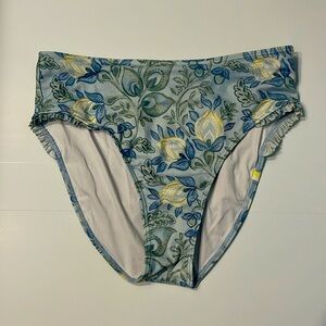 Summersalt The Mini-Ruffle High Leg Mid Rise Bikini Bottom